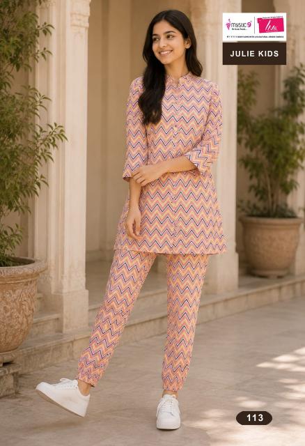 Mystic9 julie (kids) vol 1 coord set wholesale clothing india online